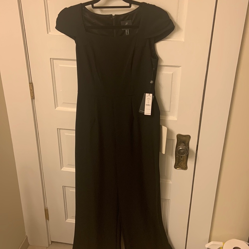 Adrianna Papell black wide leg jumpsuit